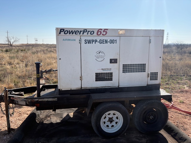 65 kVa Generator rental in midland tx
