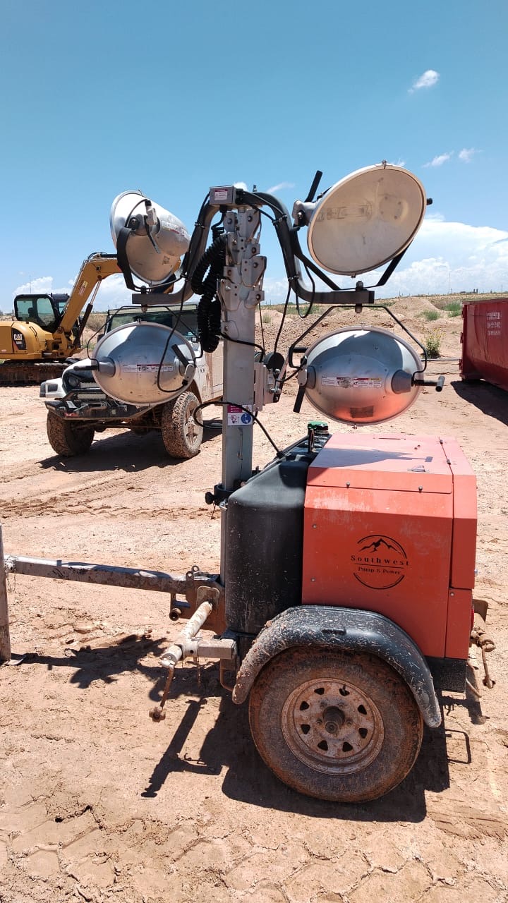 job site light tower rental